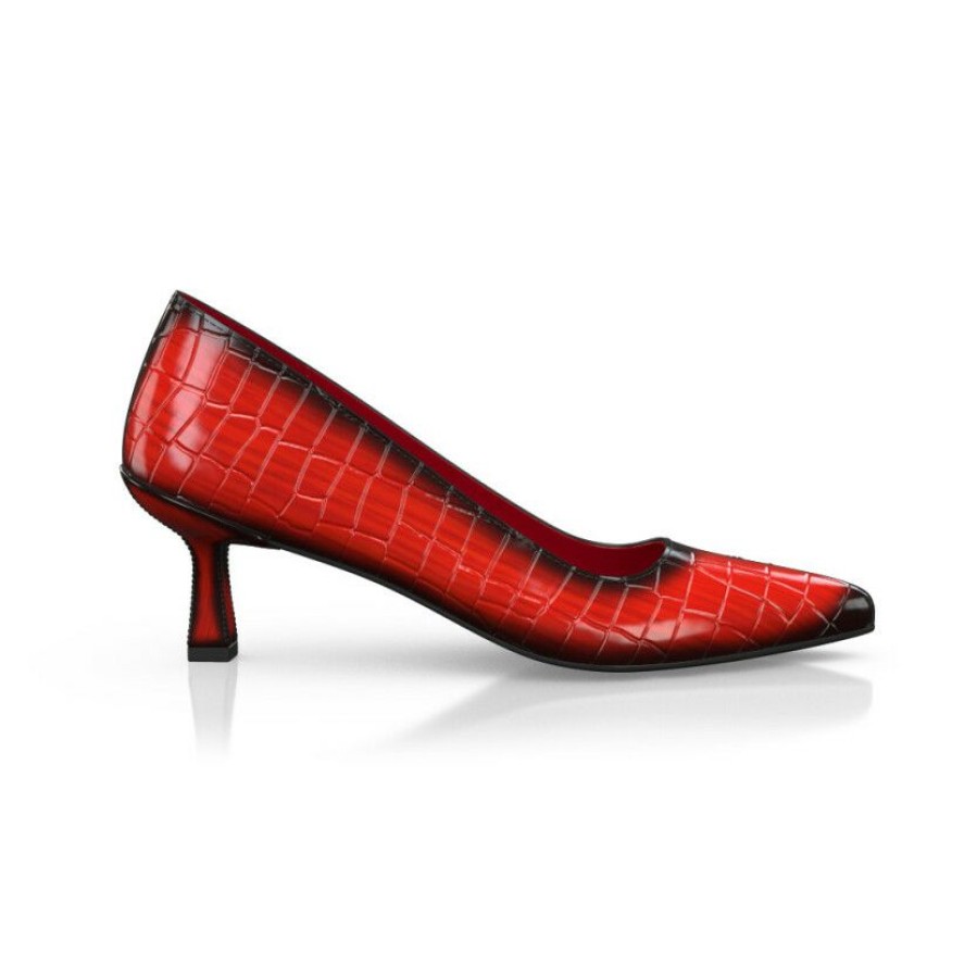 Heels * | Woman`S Luxury Block Heel Shoes 46200