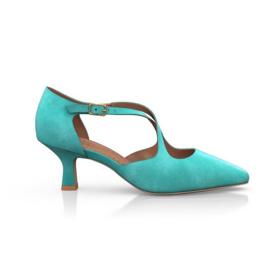 Heels * | Mid Heel Pointed Toe Shoes 19897