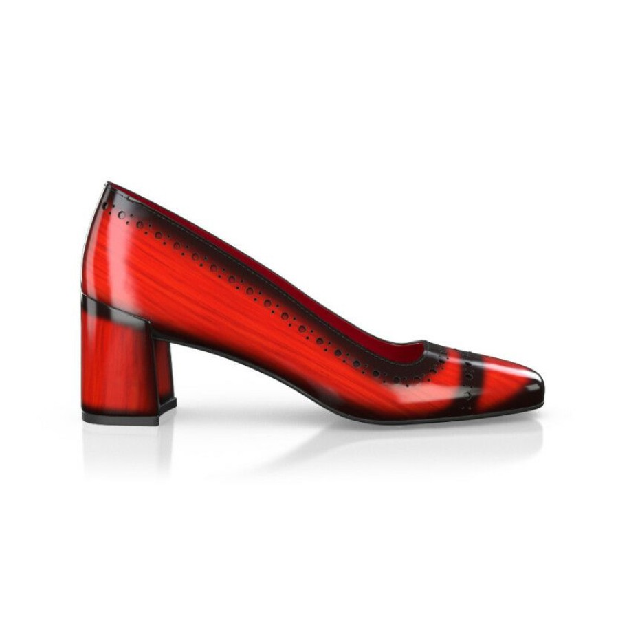 Heels * | Woman`S Luxury Block Heel Shoes 36563