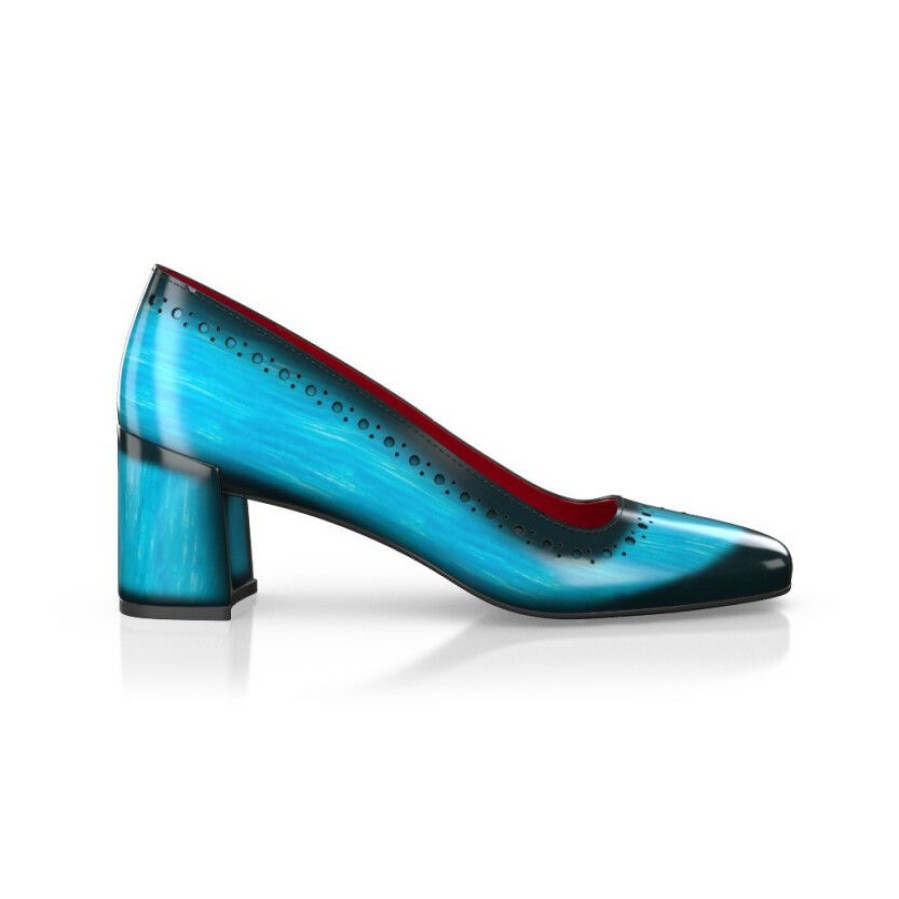 Heels * | Woman`S Luxury Block Heel Shoes 42873