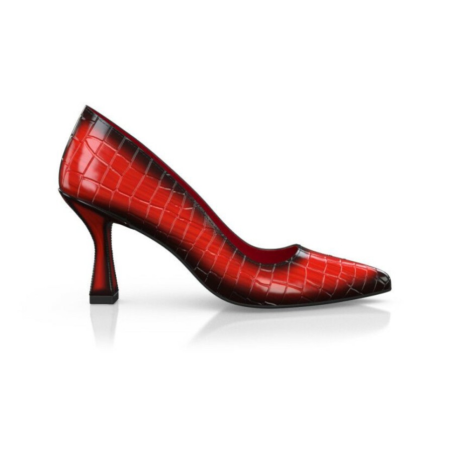 Heels * | Woman`S Luxury Block Heel Shoes 44353