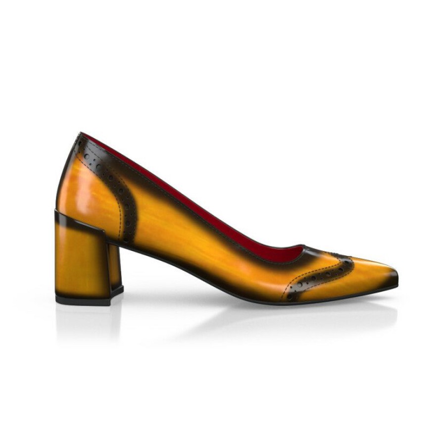 Heels * | Woman`S Luxury Block Heel Shoes 42642