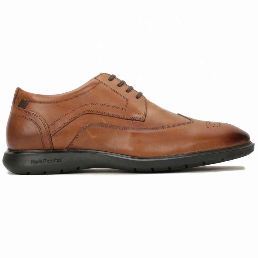 Formal Shoes * | Hush Puppies Light Brown Formal Shoes For Men