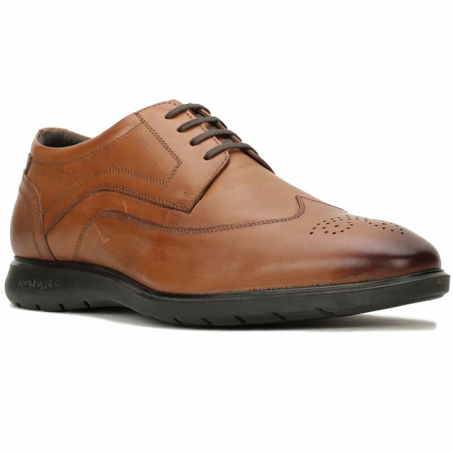 Formal Shoes * | Hush Puppies Light Brown Formal Shoes For Men