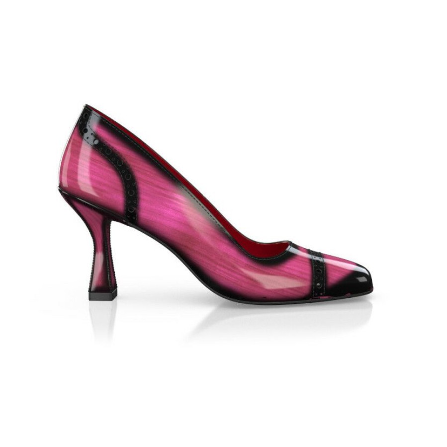 Heels * | Woman`S Luxury Block Heel Shoes 42483