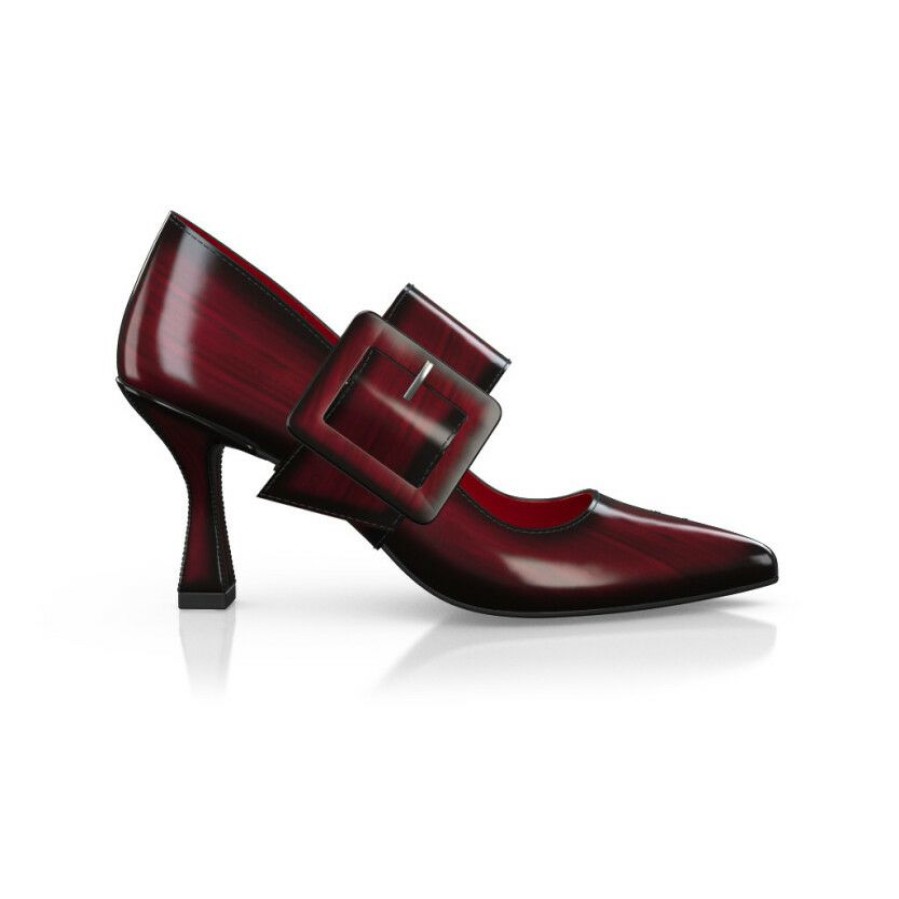 Heels * | Woman`S Luxury Block Heel Shoes 43317