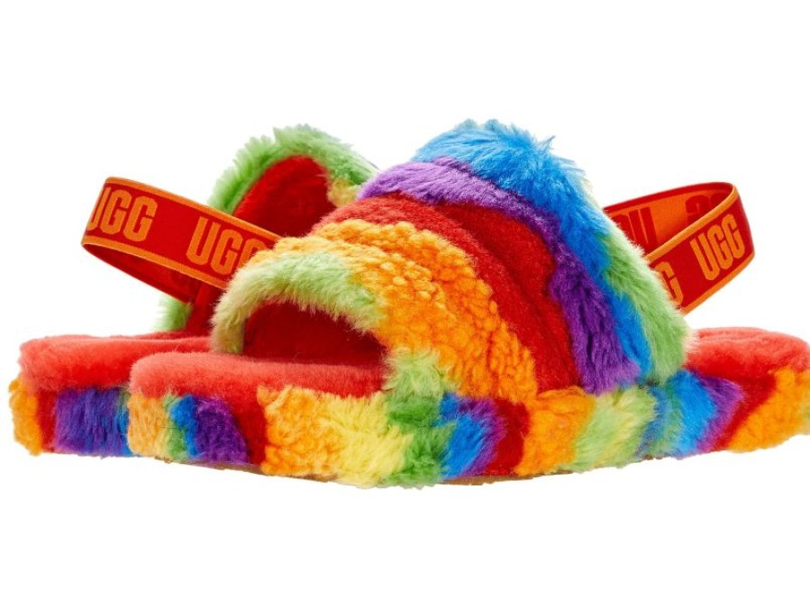 Slippers * | Ugg Kids Fluff Yeah Slide Cali Collage (Little Kid/Big Kid)