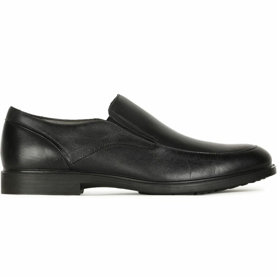 Formal Shoes * | Hush Puppies Black Formal Shoes For Men