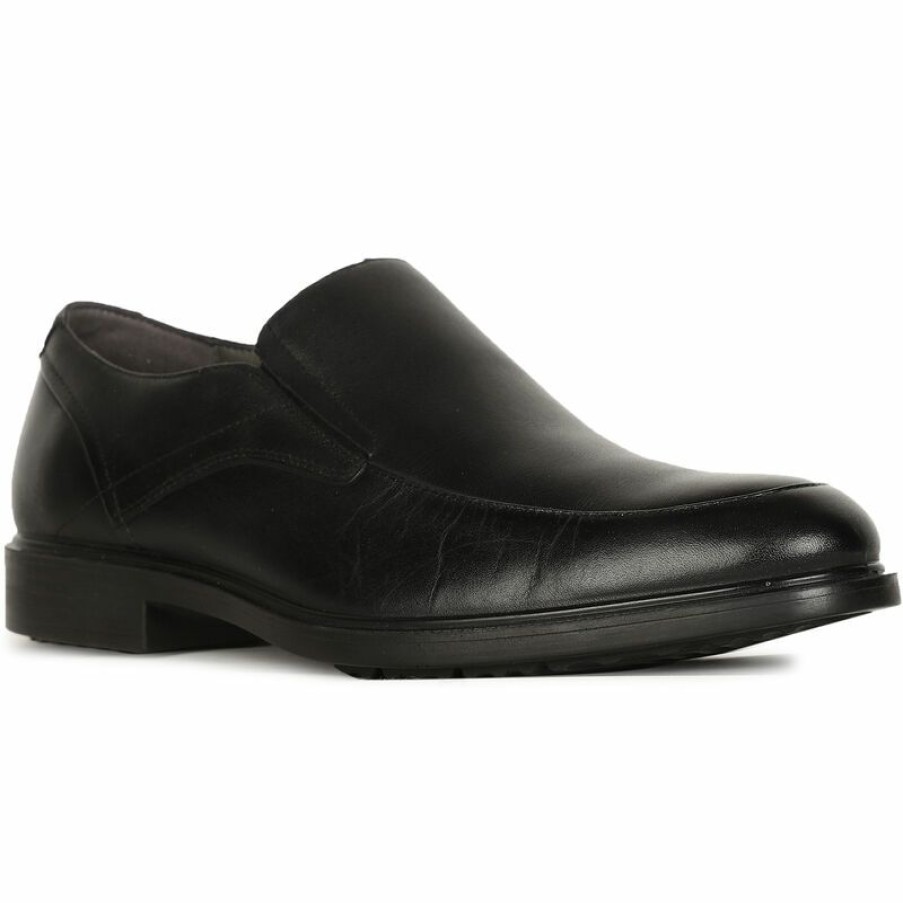 Formal Shoes * | Hush Puppies Black Formal Shoes For Men