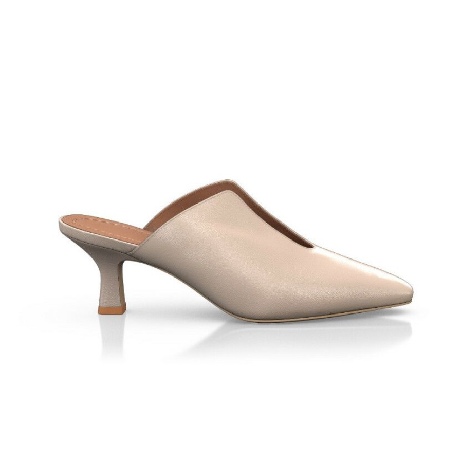 Heels * | Mid Heel Pointed Toe Shoes 19867