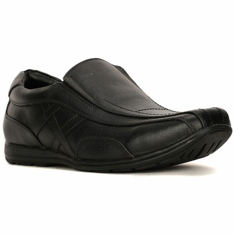 Formal Shoes * | Bata Black Formal Shoes For Men