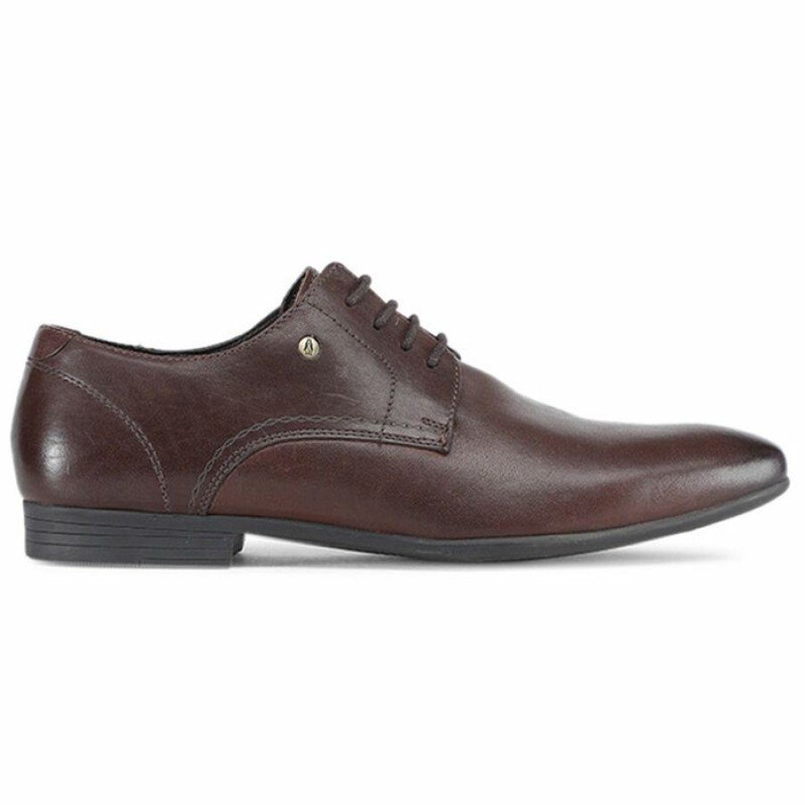 Formal Shoes * | Hush Puppies Brown Formal Shoes For Men