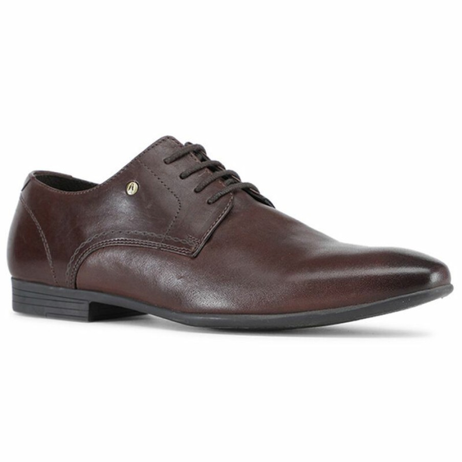 Formal Shoes * | Hush Puppies Brown Formal Shoes For Men