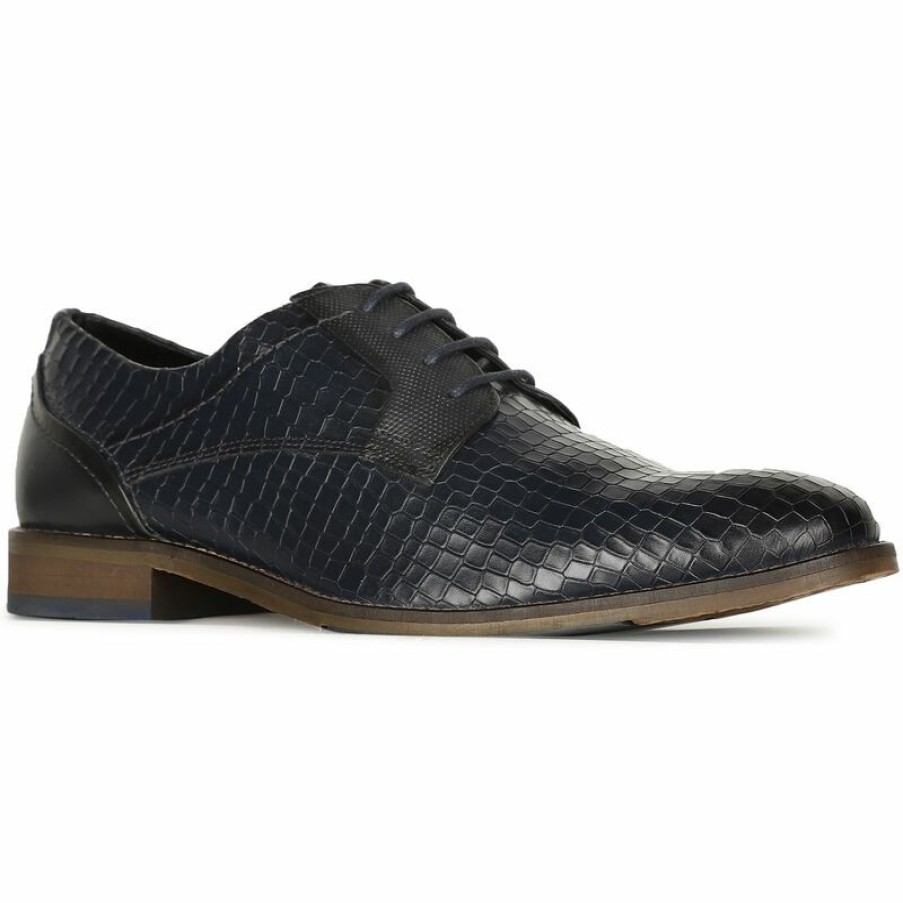 Formal Shoes * | Hush Puppies Navy Formal Shoes For Men