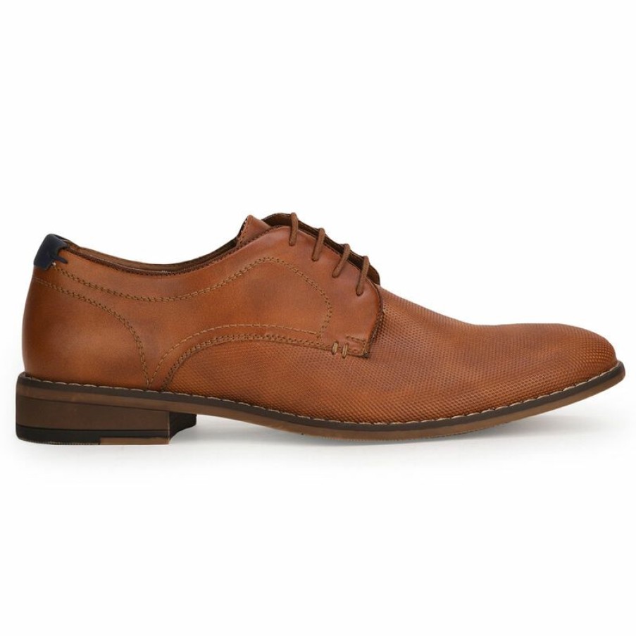 Formal Shoes * | Bata Light Brown Formal Shoes For Men