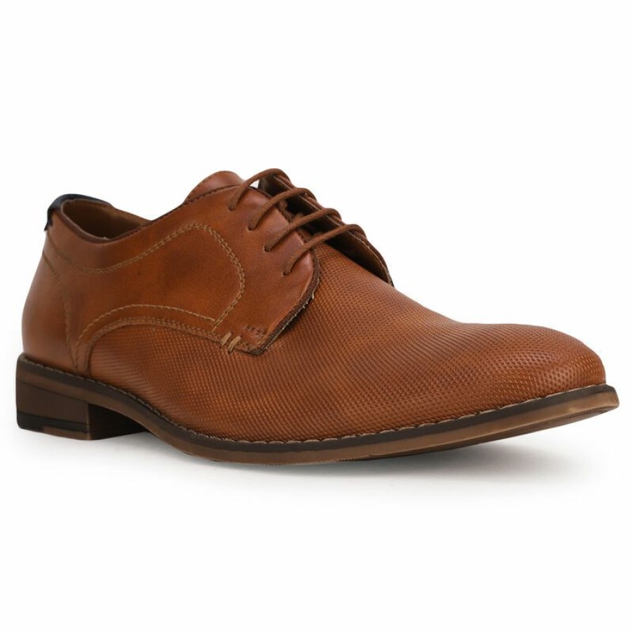 Formal Shoes * | Bata Light Brown Formal Shoes For Men