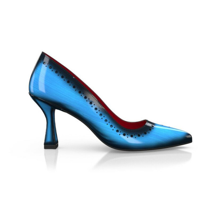 Heels * | Woman`S Luxury Block Heel Shoes 40457