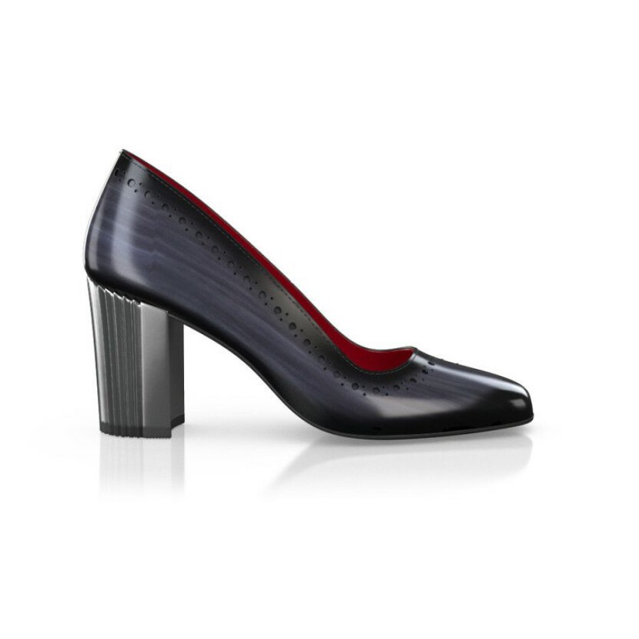 Heels * | Woman`S Luxury Block Heel Shoes 43395